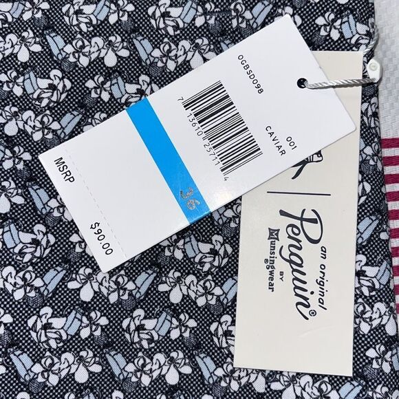 Rare Original Penguin Masters Augusta National Magnolia Golf Cart Print Shorts - Picture 2 of 6